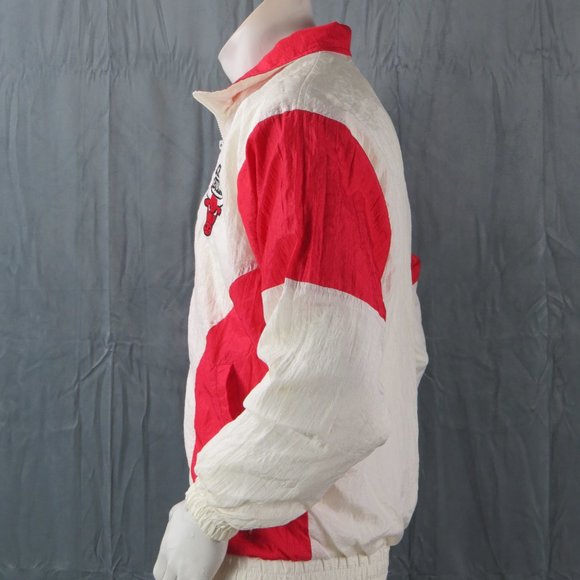 Chicago Bulls Jacket (VTG) - Parachute Jacket - Men's Medium - Picture 5 of 8